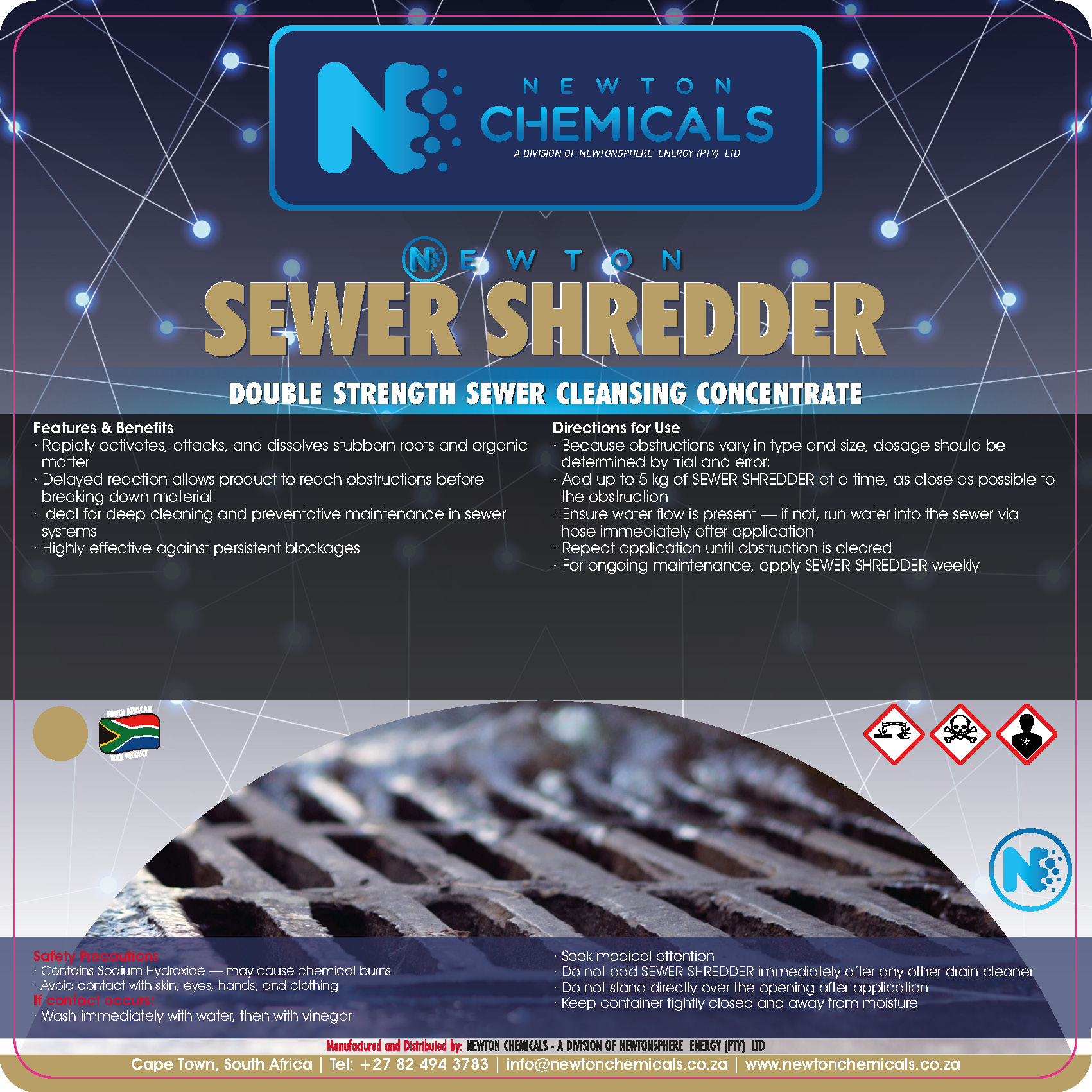 NEWTON Sewer Shredder